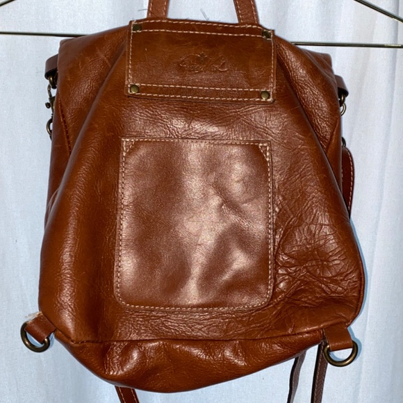 Patricia Nash Luzille Leather Convertible Backpack Tote with Tassel main image 6